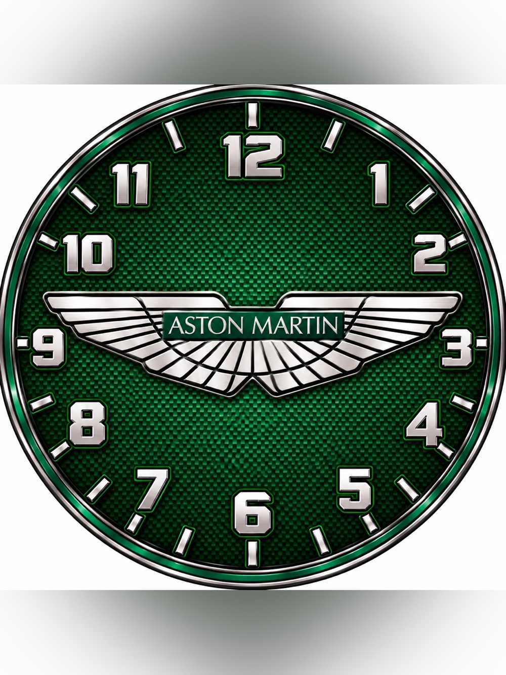 Green Aston Martin Wall Clock - Luxury Home Wall Decor